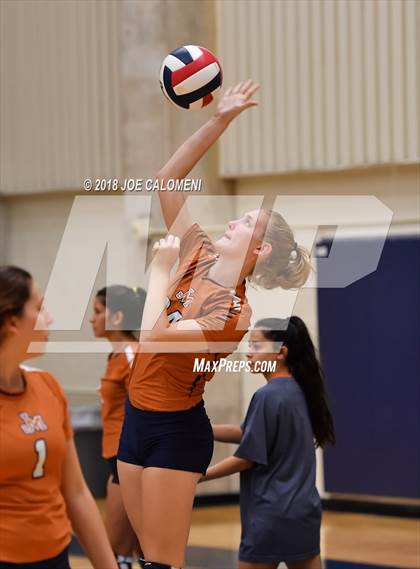 Thumbnail 2 in Madison vs Steele (NISD Volleyball Tournament) photogallery.