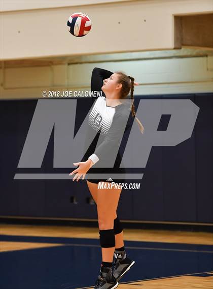 Thumbnail 2 in Madison vs Steele (NISD Volleyball Tournament) photogallery.