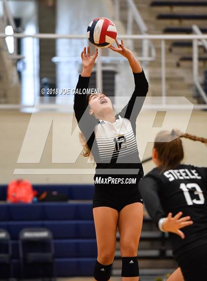 Thumbnail 1 in Madison vs Steele (NISD Volleyball Tournament) photogallery.