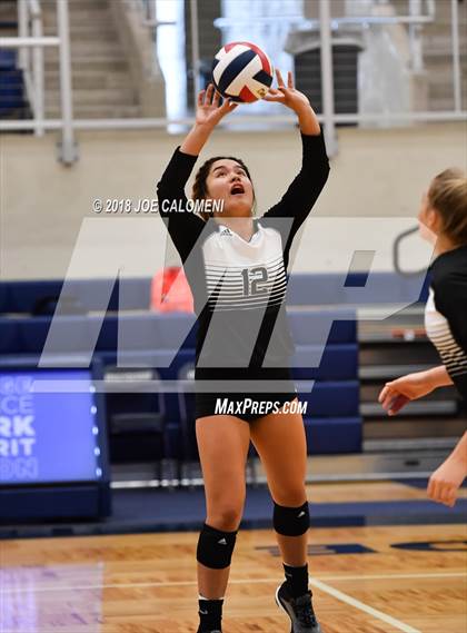 Thumbnail 1 in Madison vs Steele (NISD Volleyball Tournament) photogallery.