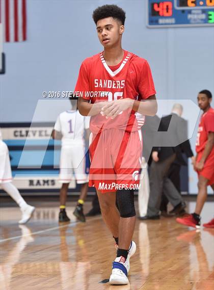 Thumbnail 3 in Athens Drive vs. Sanderson (Bojangles Cleveland Classic Finals) photogallery.