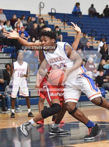 Thumbnail 2 in Athens Drive vs. Sanderson (Bojangles Cleveland Classic Finals) photogallery.