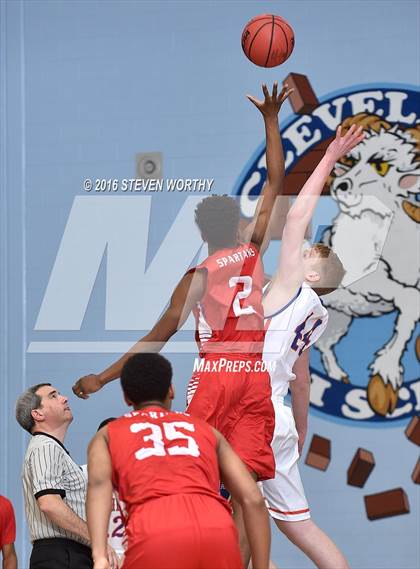 Thumbnail 3 in Athens Drive vs. Sanderson (Bojangles Cleveland Classic Finals) photogallery.