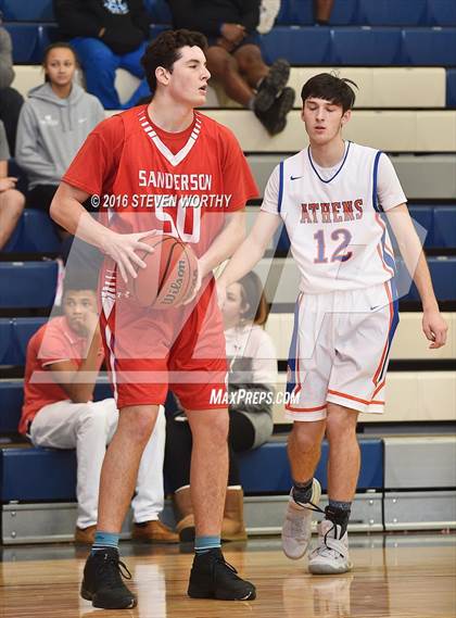 Thumbnail 1 in Athens Drive vs. Sanderson (Bojangles Cleveland Classic Finals) photogallery.