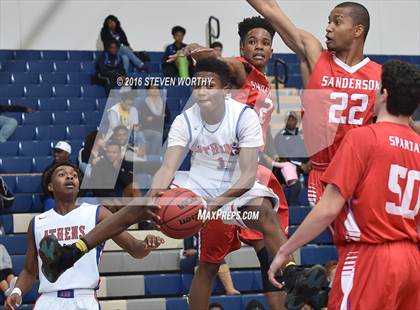 Thumbnail 3 in Athens Drive vs. Sanderson (Bojangles Cleveland Classic Finals) photogallery.