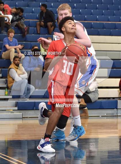 Thumbnail 2 in Athens Drive vs. Sanderson (Bojangles Cleveland Classic Finals) photogallery.