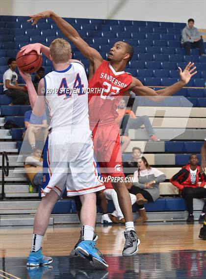Thumbnail 2 in Athens Drive vs. Sanderson (Bojangles Cleveland Classic Finals) photogallery.