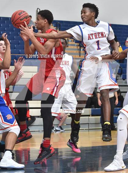 Thumbnail 3 in Athens Drive vs. Sanderson (Bojangles Cleveland Classic Finals) photogallery.