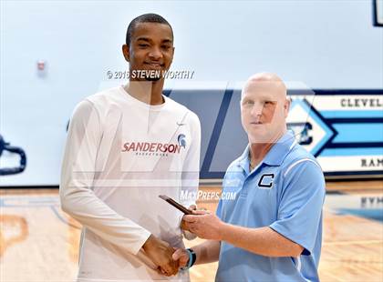 Thumbnail 3 in Athens Drive vs. Sanderson (Bojangles Cleveland Classic Finals) photogallery.