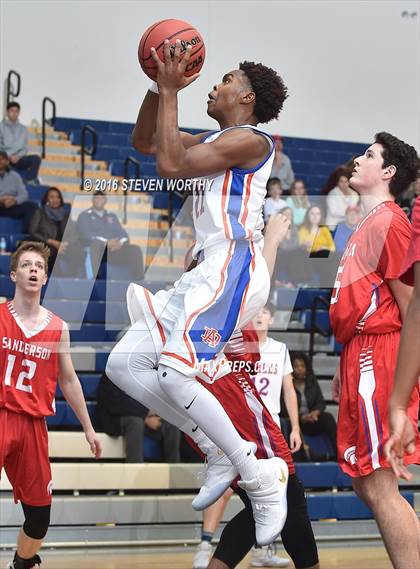 Thumbnail 2 in Athens Drive vs. Sanderson (Bojangles Cleveland Classic Finals) photogallery.
