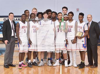 Thumbnail 2 in Athens Drive vs. Sanderson (Bojangles Cleveland Classic Finals) photogallery.