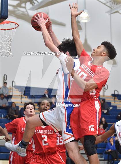 Thumbnail 3 in Athens Drive vs. Sanderson (Bojangles Cleveland Classic Finals) photogallery.