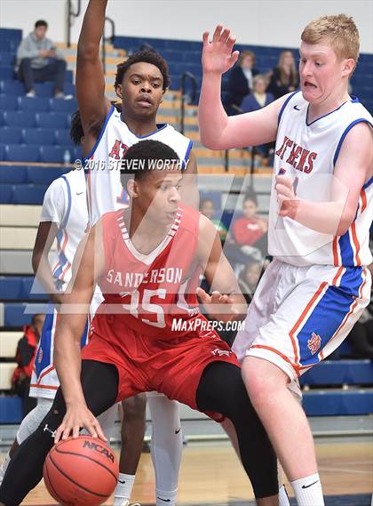 Thumbnail 3 in Athens Drive vs. Sanderson (Bojangles Cleveland Classic Finals) photogallery.