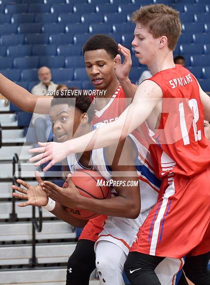 Thumbnail 2 in Athens Drive vs. Sanderson (Bojangles Cleveland Classic Finals) photogallery.