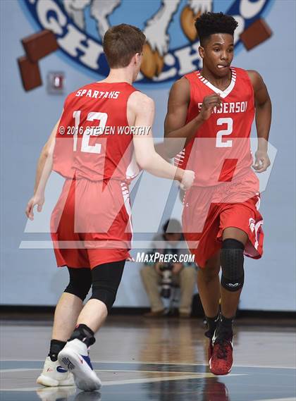 Thumbnail 1 in Athens Drive vs. Sanderson (Bojangles Cleveland Classic Finals) photogallery.