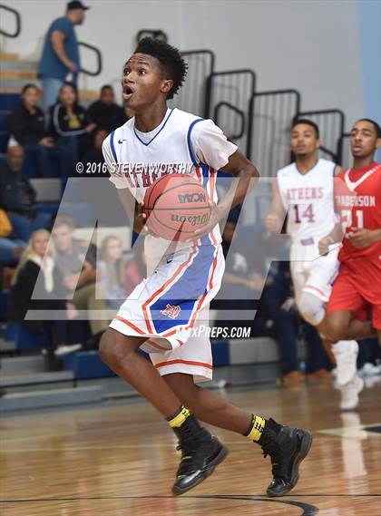 Thumbnail 3 in Athens Drive vs. Sanderson (Bojangles Cleveland Classic Finals) photogallery.