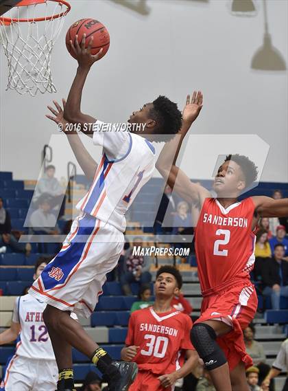 Thumbnail 1 in Athens Drive vs. Sanderson (Bojangles Cleveland Classic Finals) photogallery.