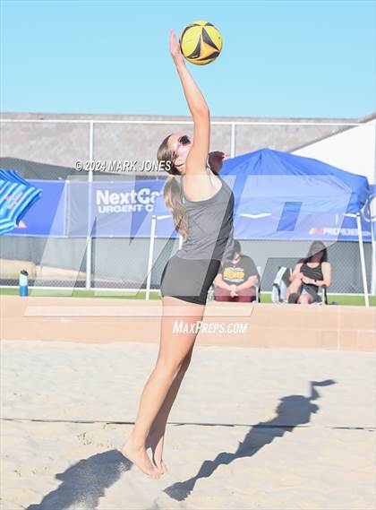 Thumbnail 3 in  Northwest Christian vs. Salpointe Catholic (AIA DII Pairs Round 1 Playoff) photogallery.