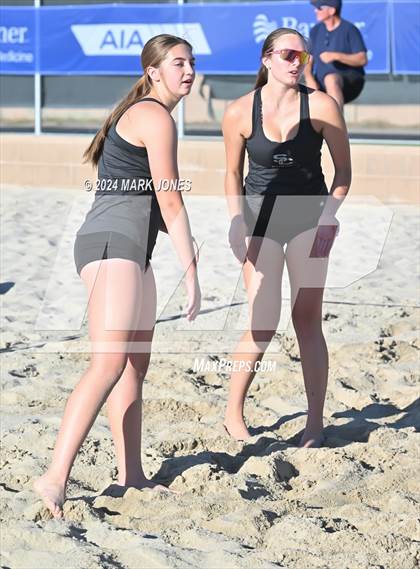 Thumbnail 3 in  Northwest Christian vs. Salpointe Catholic (AIA DII Pairs Round 1 Playoff) photogallery.