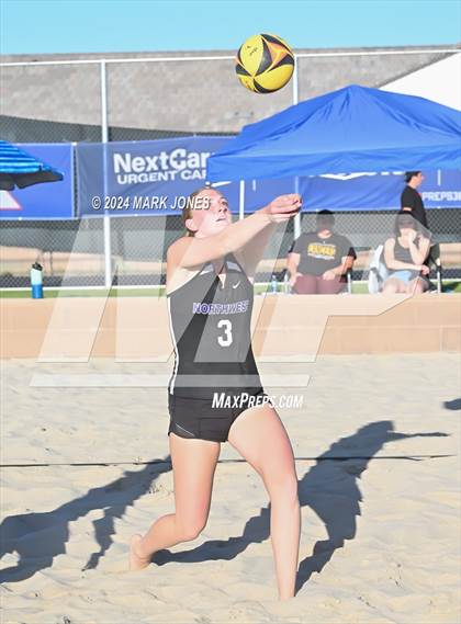 Thumbnail 3 in  Northwest Christian vs. Salpointe Catholic (AIA DII Pairs Round 1 Playoff) photogallery.