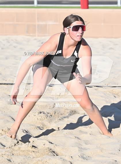 Thumbnail 2 in  Northwest Christian vs. Salpointe Catholic (AIA DII Pairs Round 1 Playoff) photogallery.