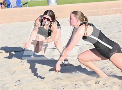 Thumbnail 3 in  Northwest Christian vs. Salpointe Catholic (AIA DII Pairs Round 1 Playoff) photogallery.