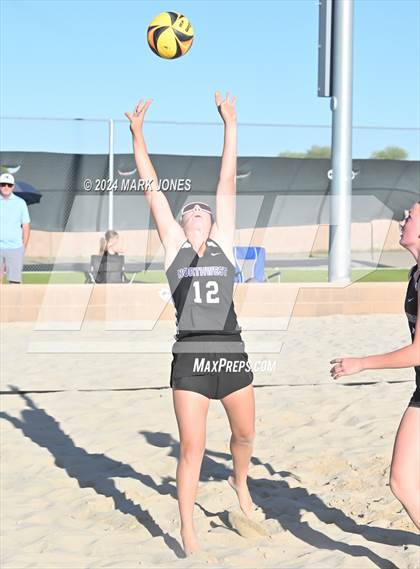 Thumbnail 2 in  Northwest Christian vs. Salpointe Catholic (AIA DII Pairs Round 1 Playoff) photogallery.