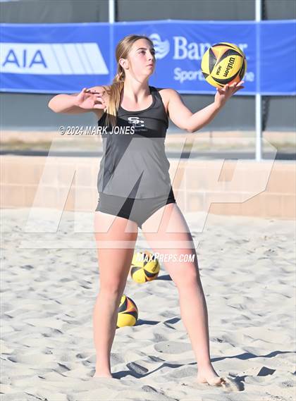 Thumbnail 1 in  Northwest Christian vs. Salpointe Catholic (AIA DII Pairs Round 1 Playoff) photogallery.