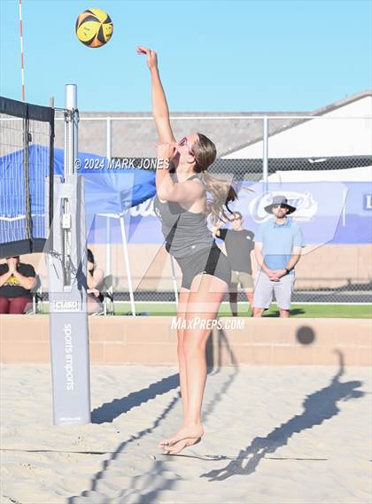 Thumbnail 3 in  Northwest Christian vs. Salpointe Catholic (AIA DII Pairs Round 1 Playoff) photogallery.