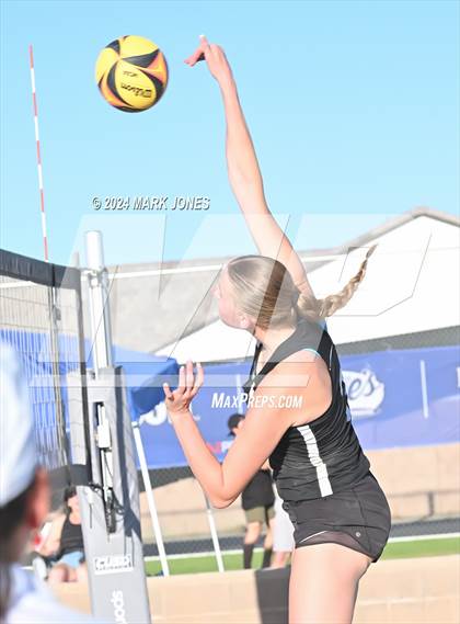 Thumbnail 2 in  Northwest Christian vs. Salpointe Catholic (AIA DII Pairs Round 1 Playoff) photogallery.