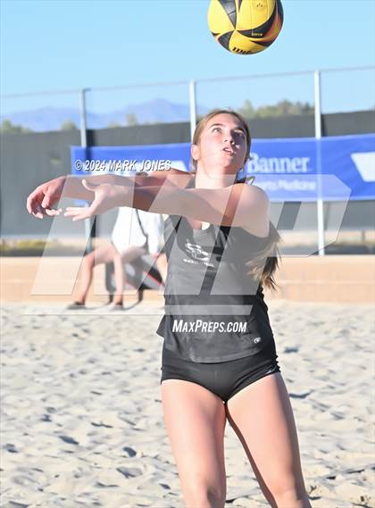 Thumbnail 1 in  Northwest Christian vs. Salpointe Catholic (AIA DII Pairs Round 1 Playoff) photogallery.