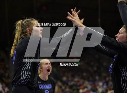 Thumbnail 2 in Resurrection Christian vs. University (CHSAA 3A Final) photogallery.