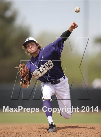 Thumbnail 2 in Palo Verde Valley vs. Sabino (Lancer Baseball Classic) photogallery.
