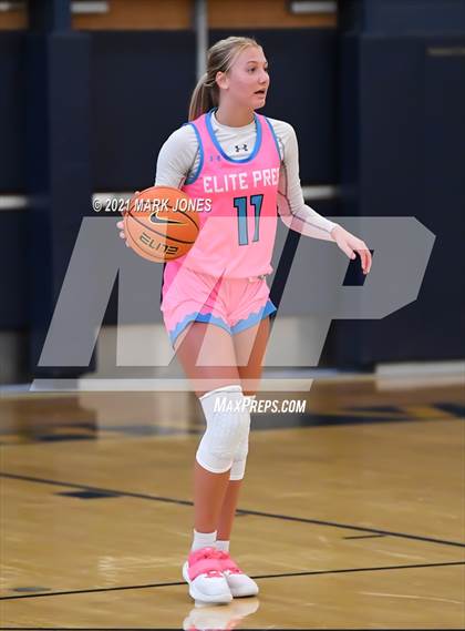 Thumbnail 2 in Example Academy (IL) vs AZ Elite Prep  (Nike Tournament of Champions) photogallery.