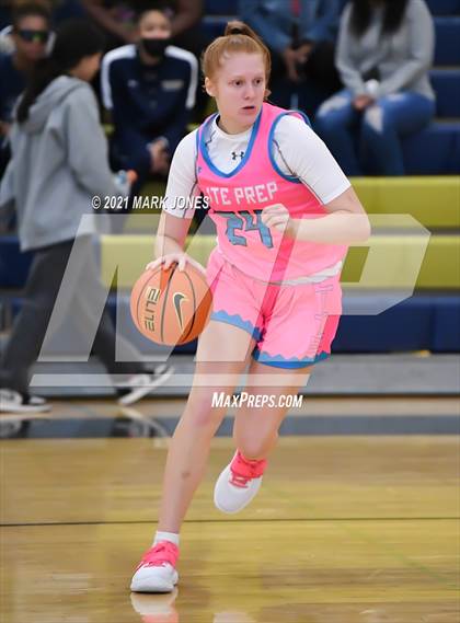 Thumbnail 2 in Example Academy (IL) vs AZ Elite Prep  (Nike Tournament of Champions) photogallery.
