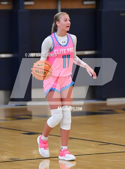 Thumbnail 1 in Example Academy (IL) vs AZ Elite Prep  (Nike Tournament of Champions) photogallery.