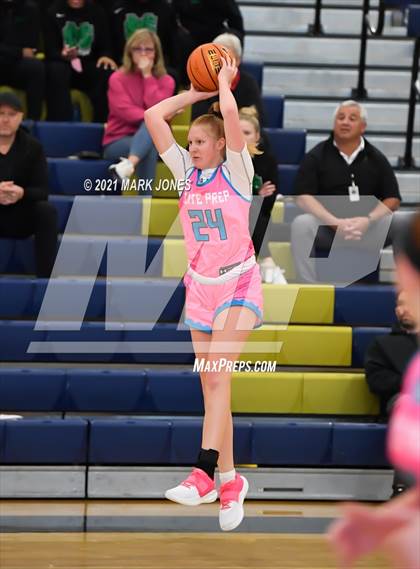 Thumbnail 1 in Example Academy (IL) vs AZ Elite Prep  (Nike Tournament of Champions) photogallery.