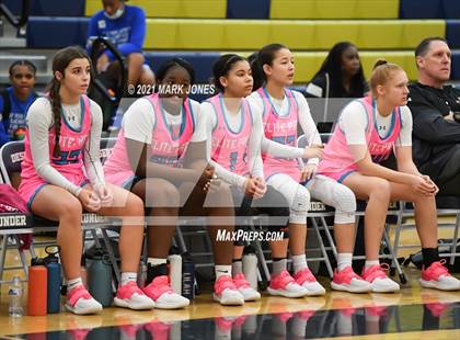 Thumbnail 2 in Example Academy (IL) vs AZ Elite Prep  (Nike Tournament of Champions) photogallery.