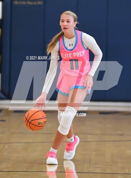 Thumbnail 1 in Example Academy (IL) vs AZ Elite Prep  (Nike Tournament of Champions) photogallery.