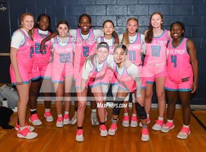Thumbnail 2 in Example Academy (IL) vs AZ Elite Prep  (Nike Tournament of Champions) photogallery.