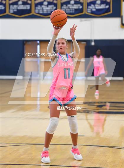 Thumbnail 1 in Example Academy (IL) vs AZ Elite Prep  (Nike Tournament of Champions) photogallery.