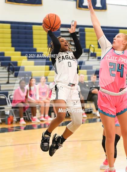 Thumbnail 1 in Example Academy (IL) vs AZ Elite Prep  (Nike Tournament of Champions) photogallery.