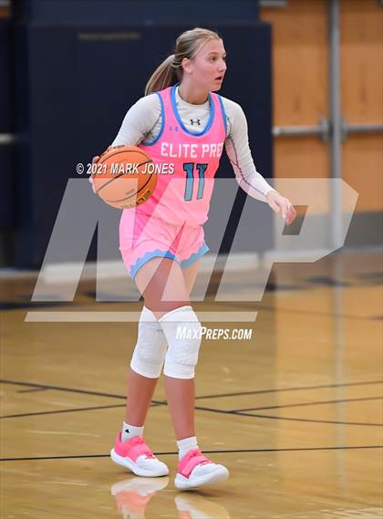 Thumbnail 1 in Example Academy (IL) vs AZ Elite Prep  (Nike Tournament of Champions) photogallery.