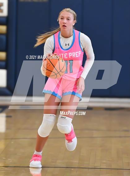 Thumbnail 3 in Example Academy (IL) vs AZ Elite Prep  (Nike Tournament of Champions) photogallery.