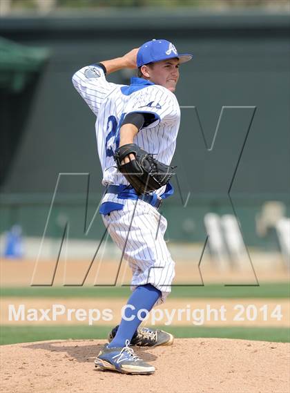 Thumbnail 3 in Alta Loma vs Glendora (Battle of the Baseline League) photogallery.