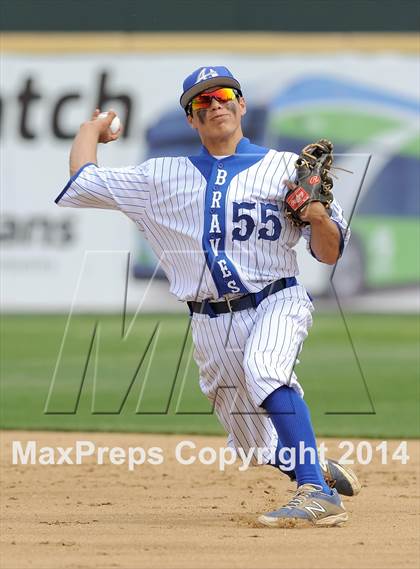 Thumbnail 3 in Alta Loma vs Glendora (Battle of the Baseline League) photogallery.