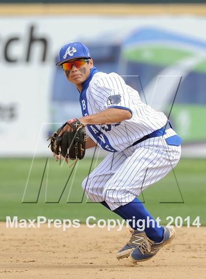Thumbnail 1 in Alta Loma vs Glendora (Battle of the Baseline League) photogallery.