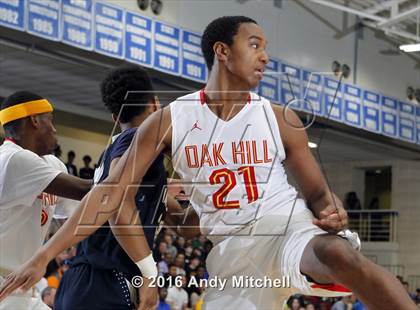 Thumbnail 1 in Hamilton Heights Christian Academy vs. Oak Hill Academy (Dr Pepper Classic) photogallery.