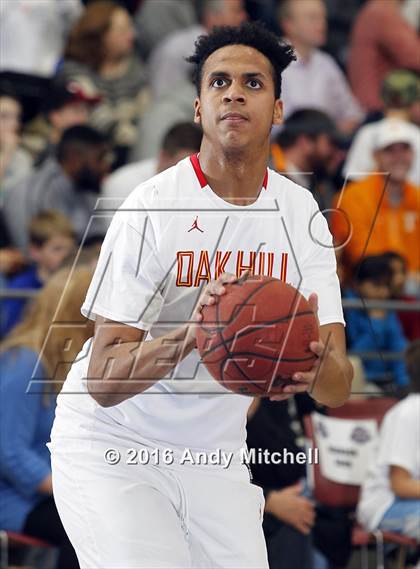 Thumbnail 1 in Hamilton Heights Christian Academy vs. Oak Hill Academy (Dr Pepper Classic) photogallery.