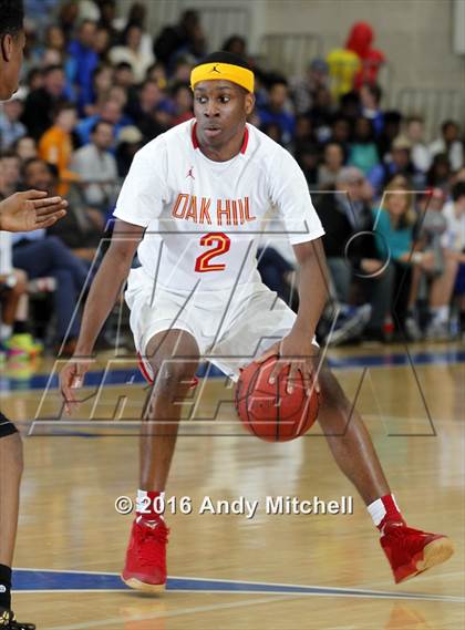 Thumbnail 1 in Hamilton Heights Christian Academy vs. Oak Hill Academy (Dr Pepper Classic) photogallery.